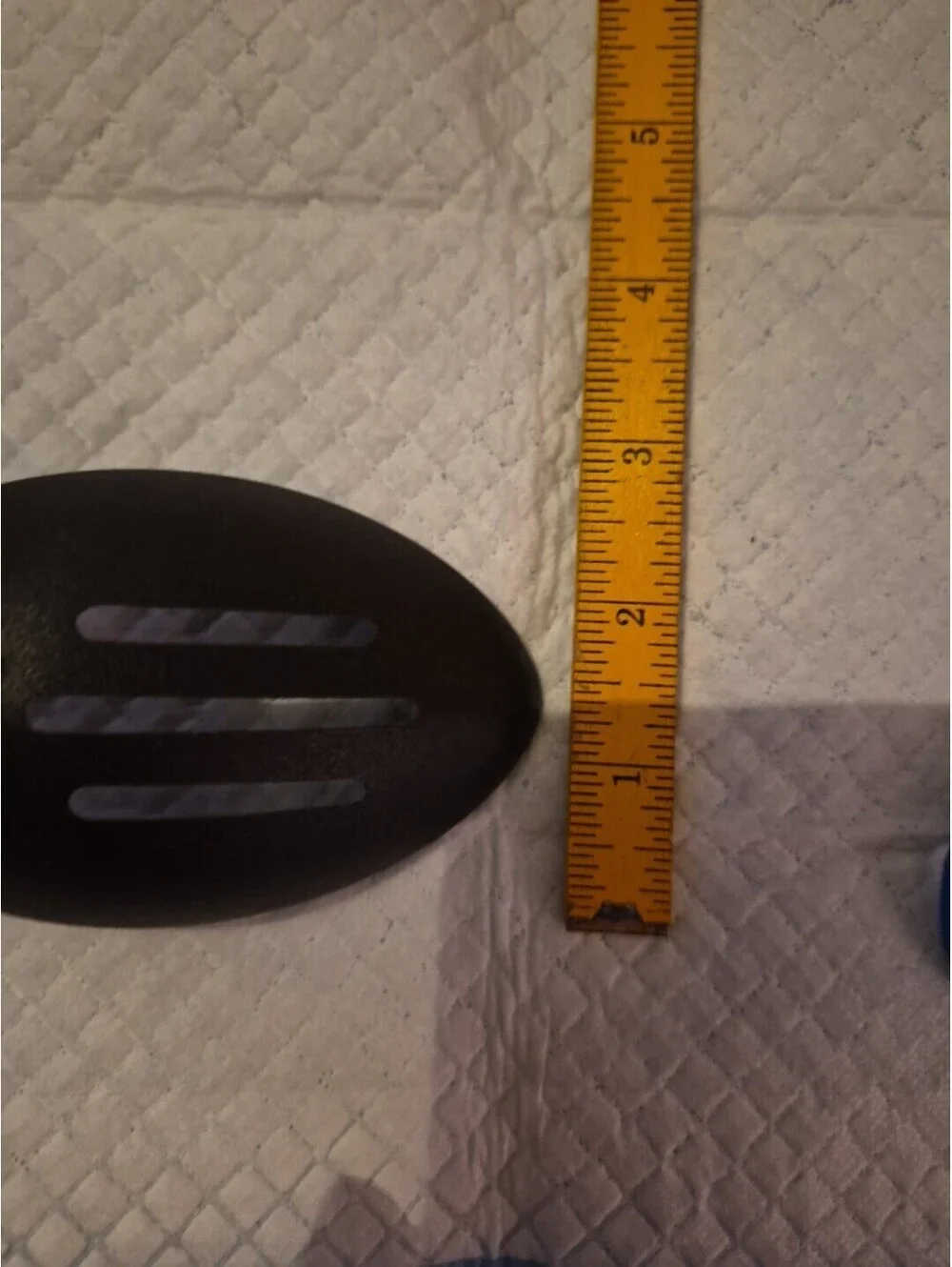 Slotted Black Nylon Spoon With Stainless Plastic Handle 12”